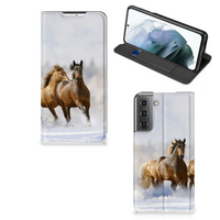 Samsung Galaxy S21 FE Hoesje maken Paarden - thumbnail