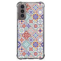 Samsung Galaxy S21 Anti-Shock Hoesje Tiles Color