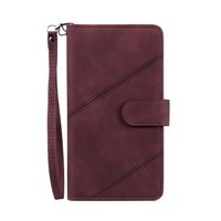 iPhone 12 Mini hoesje - Bookcase - Koord - Pasjeshouder - Portemonnee - Kunstleer - Bordeaux Rood