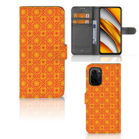 Poco F3 | Xiaomi Mi 11i Telefoon Hoesje Batik Oranje - thumbnail