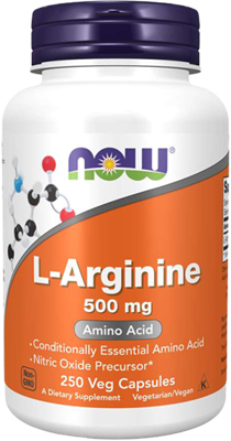 NOW Foods L-Arginine 500MG (250 caps)