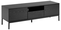 Tv-meubel Bronx MDF Zwart 140cm - Giga Living