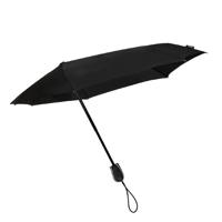 Impliva STORMini Aërodynamische Opvouwbare Stormparaplu zwart2 (Storm) Paraplu