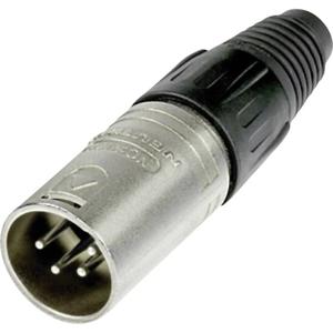 Neutrik NC4MX XLR-connector Stekker, recht Aantal polen: 4 Zilver 1 stuk(s)