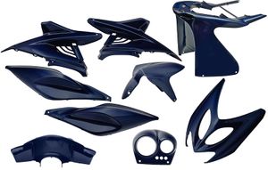 Edge Plaatset Aerox tot bj. 2014 9 delig blauw metallic