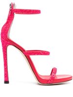 Giuseppe Zanotti sandales Harmony à détail de paillette - Rose