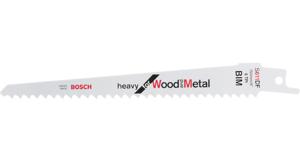 Bosch Accessories 2608656258 Reciprozaagblad S 611 DF, Heavy for Wood and Metal, verpakking van 5 stuks Zaagbladlengte 150 mm 5 stuk(s)