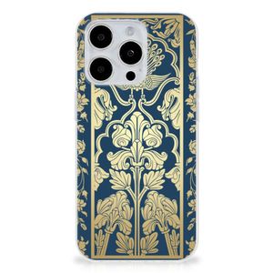 iPhone 15 Pro Max TPU Case Beige Flowers