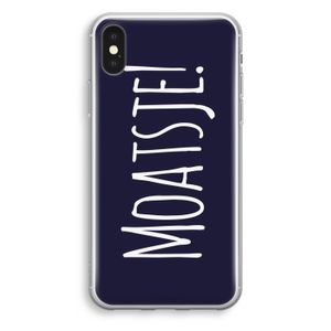 Moatsje!: iPhone X Transparant Hoesje