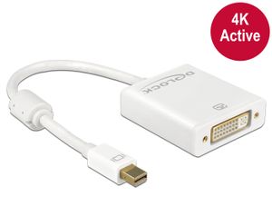 DeLOCK 62604 video kabel adapter 0,2 m Mini DisplayPort DVI-I Wit