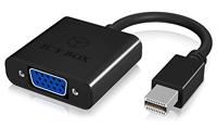 ICY BOX IB-AC539 Mini DisplayPort (Mini DP) naar VGA-adapter, Full HD (1920x1080/60Hz), zwart
