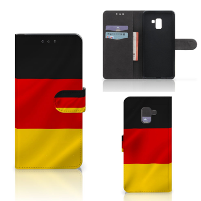 Samsung Galaxy A8 Plus (2018) Bookstyle Case Duitsland Samsung Galaxy A8 Plus (2018) Bookstyle Case Duitsland