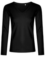 Promodoro XO1560 Women´s V-Neck T-Shirt Longsleeve