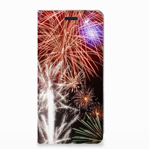 Nokia 3.1 (2018) Hippe Standcase Vuurwerk