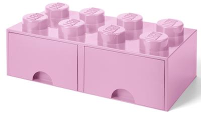 LEGO® Opbergbox met Lades Licht Roze 50 x 25 x 18 cm