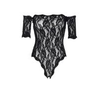 Leg Avenue kanten off shoulder body zwart