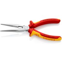 Knipex 26 16 200 VDE Platte rondbektang Recht 200 mm - thumbnail