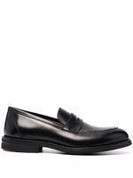 Henderson Baracco mocassins en cuir - Noir