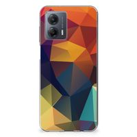 Motorola Moto G53 TPU Hoesje Polygon Color - thumbnail