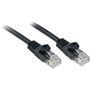 LINDY 48191 RJ45 Netwerkkabel, patchkabel CAT 6 U/UTP 0.50 m Zwart Snagless 1 stuk(s)