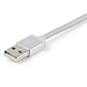 StarTech.com USB oplaadkabel USB naar Lightning / USB-C / Micro-B gevlochten 1 m