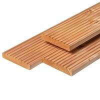 Vlonderplank onbehandeld 2,4 x 13,8 x 400 cm per stuk Gardenlux - Gardenlux