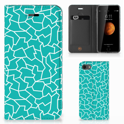 iPhone 7 | 8 | SE (2020) | SE (2022) Bookcase Cracks Blue iPhone 7 | 8 | SE (2020) | SE (2022) Bookcase Cracks Blue