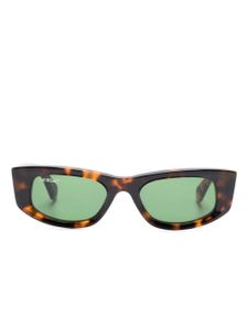 Off-White Eyewear lunettes de soleil Matera à monture rectangulaire - Marron