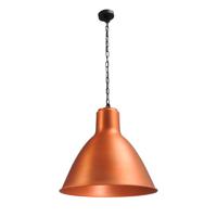 Masterlight Industrie hanglamp roodkoper Industria 58 zwart met koperen kap 2012-55-55-K