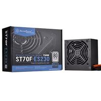 Silverstone SST-ST70F-ES230 Strider Essential Serie, 700W 80 Plus 230V EU ATX fluisterstille pc-voeding met 120 mm ventilator