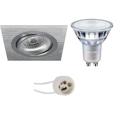 Philips - Led Spot Set - Master 927 36d Vle - Pragmi Borny Pro - Gu10 Fitting - Dimtone Dimbaar - Inbouw Vierkant - Mat