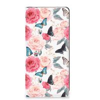 Motorola Edge 40 Pro Smart Cover Butterfly Roses