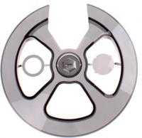 Hebie kettingschermring 42-44 tands transparant