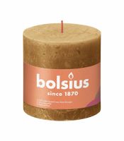 Bolsius kaars rustiek 10x10 cm spice brown - thumbnail