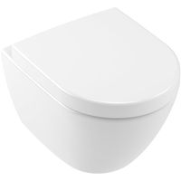 Villeroy en boch subway 2.0 wandcloset diepspoel compact randloos directflush 35.5x48cm wit 5606R001
