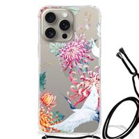 iPhone 15 Pro Max Case Anti-shock Bird Flowers