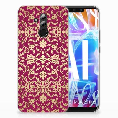 Siliconen Hoesje Huawei Mate 20 Lite Barok Pink Siliconen Hoesje Huawei Mate 20 Lite Barok Pink