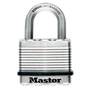 Masterlock 45mm treated steel body for weather resistance - 51mm octagonal boron- - M1EURDLH