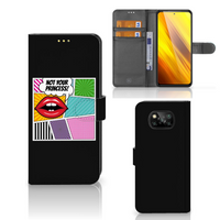 Xiaomi Poco X3 | Poco X3 Pro Wallet Case met Pasjes Popart Princess - thumbnail