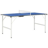 Tafeltennistafel met net 5 feet 152x76x66 cm blauw - thumbnail