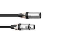 PSSO XLR cable COL 3pin 15m bk Neutrik - thumbnail