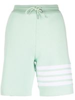 Thom Browne short à détail 4 bandes signature - Vert