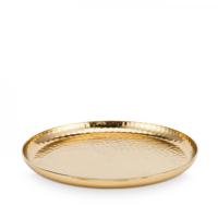 Vtwonen Plate metal gold 22 cm