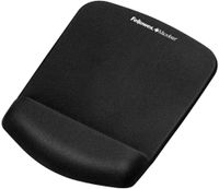 Fellowes PlushTouch muismat met polssteun, zwart