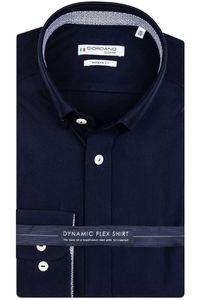 Giordano Tailored Modern Fit Overhemd Marine, Effen