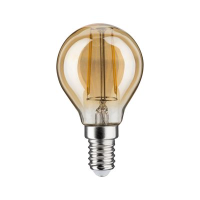 Paulmann 28711 LED-lamp Energielabel F (A - G) E14 Kogel 2.6 W = 26 W Goud (Ø x h) 45 mm x 78 mm 1 stuk(s)