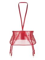 Maison Close porte-jarretelles Accrochet Cœur - Rouge - thumbnail