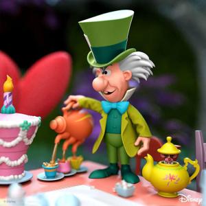 Alice In Wonderland Disney Ultimates Action Figure The Tea Time Mad Hatter 18 Cm