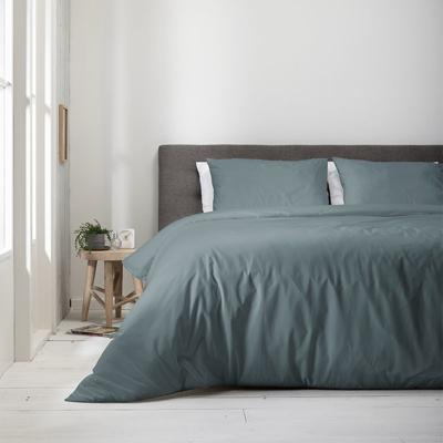 Fresh & Co Uni Pantone - Flessengroen Lits-jumeaux (240 x 220 cm + 2 kussenslopen) Dekbedovertrek