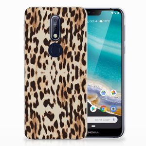 Nokia 7.1 TPU Hoesje Leopard